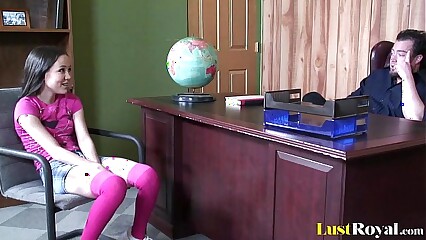 Petite cutie Amai Liu gets a bonking session