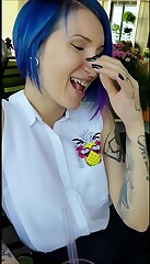 Risky sex in public toilet