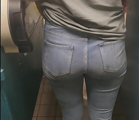 public stall at work pawg worker fucked doggy